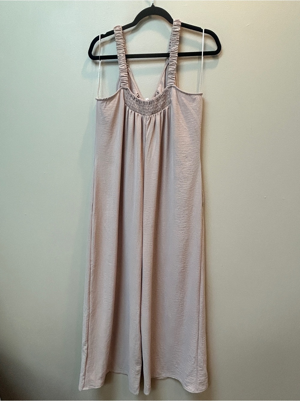 NWT Maurices Sleeveless Wide-Leg Jumpsuit in Light Blush - Picture 2 of 9